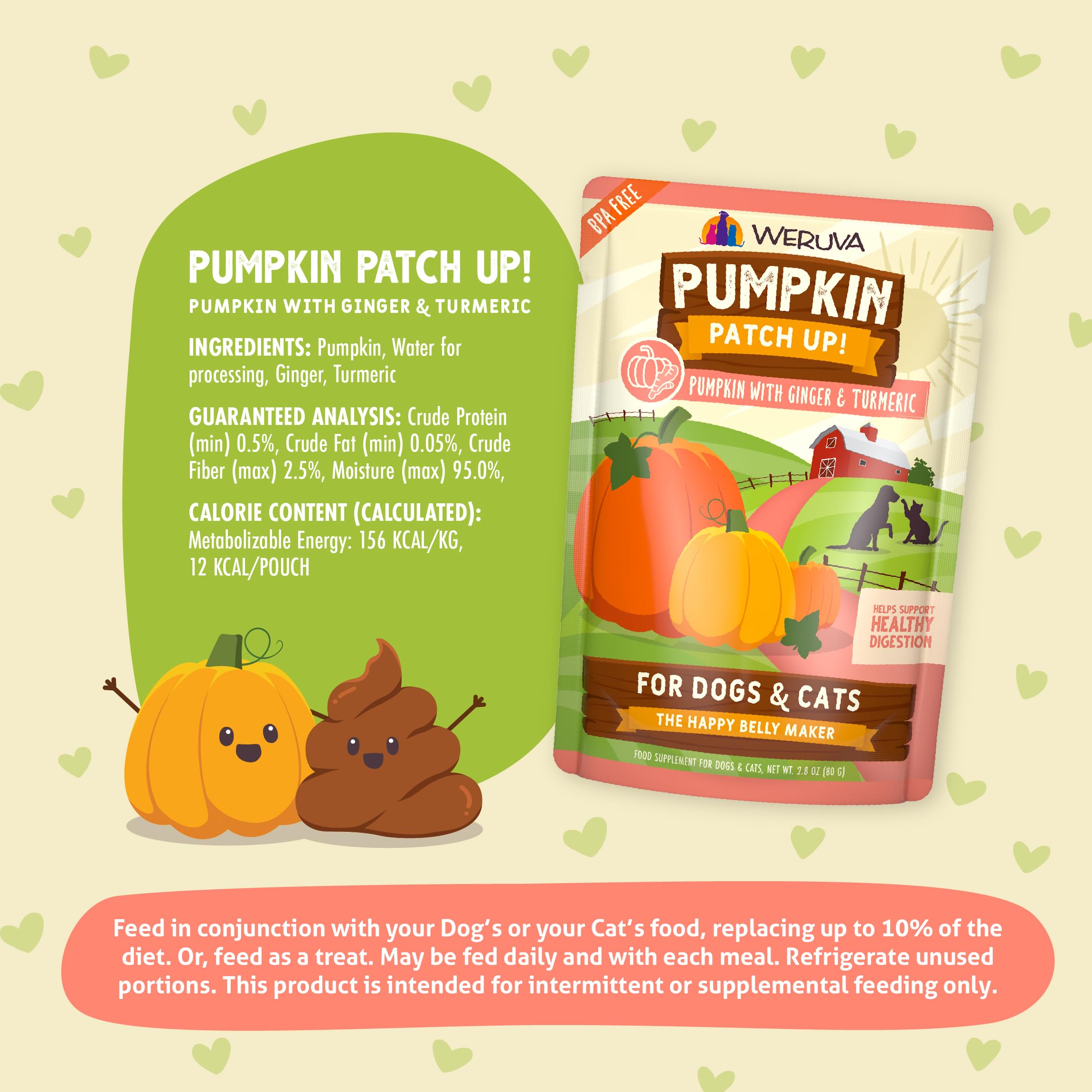 Cat sharing pumpkin puree as a tasty topper