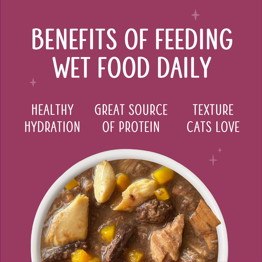 Weruva Senior Cat Food BRCGS badge: safety standards ensure quality.
