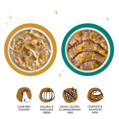 Weruva Salmon 3oz can close-up, hydrating protein choice for aging cats.