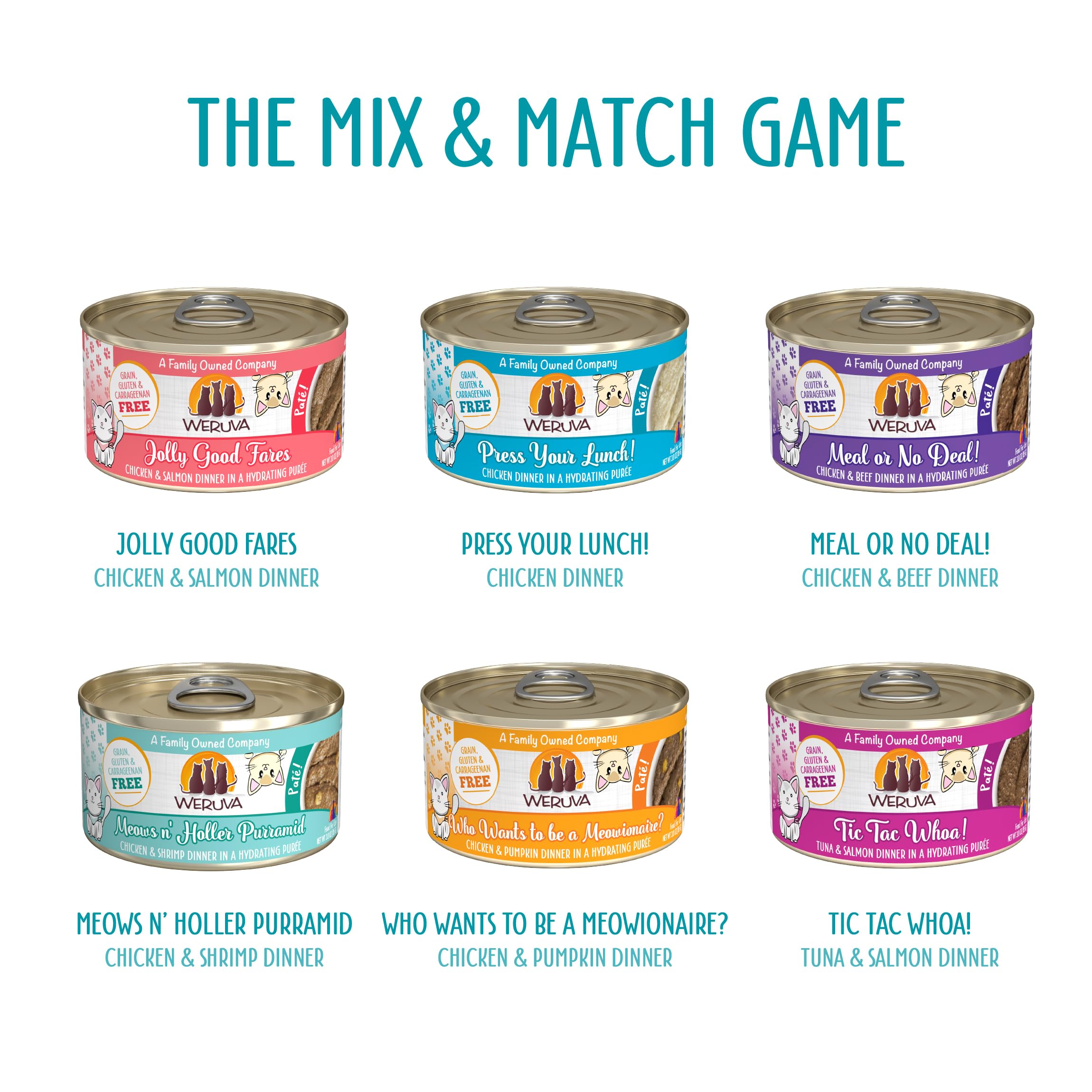 Creamy texture of Weruva Slide N Serve Pate in action for easy serving.