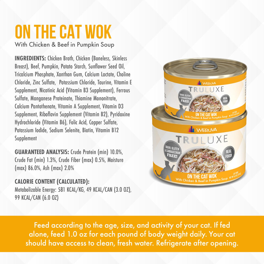 Weruva TruLuxe shredded Australian beef—premium protein for meals.