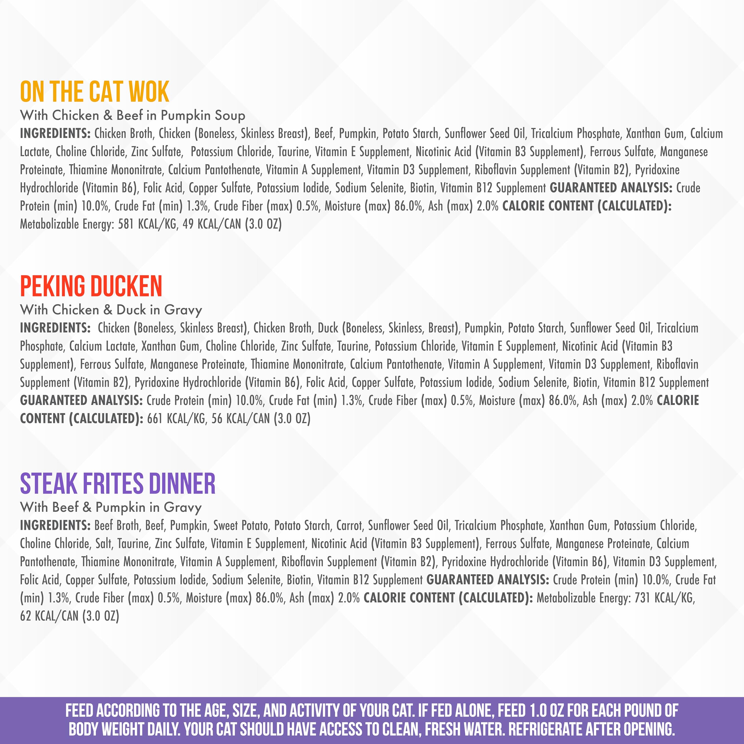 Close-up of Weruva TruLuxe chunked meats reveals premium cuts