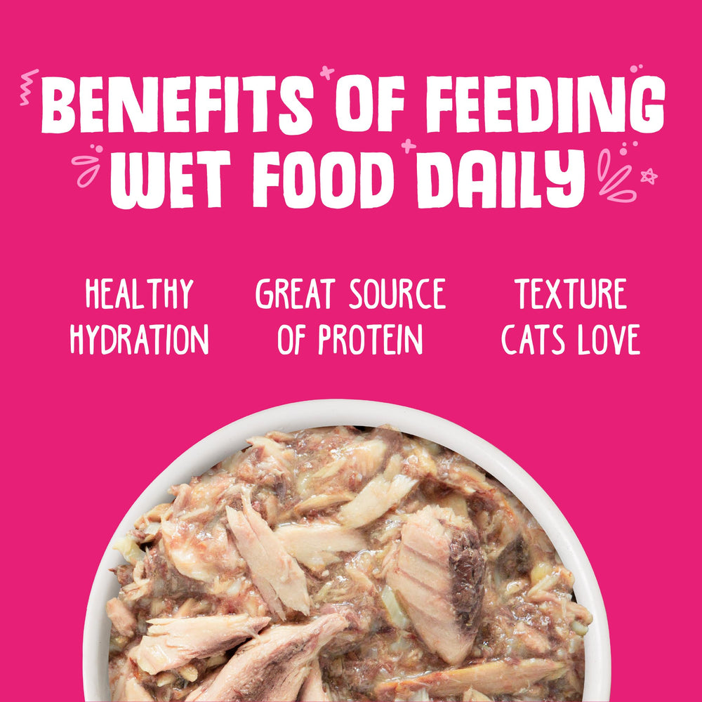 Weruva Wowzer Meowzer ingredient close‑up showing real ingredients