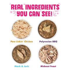 Weruva Wowzer Meowzer Mideast Feast can close view with savory scent
