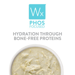 Weruva Wx Phos Focused chicken breast meat detail highlights protein source for meals