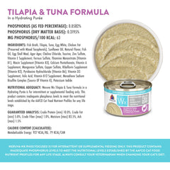 low phosphorus graphic highlights up to 50 percent less phosphorus
