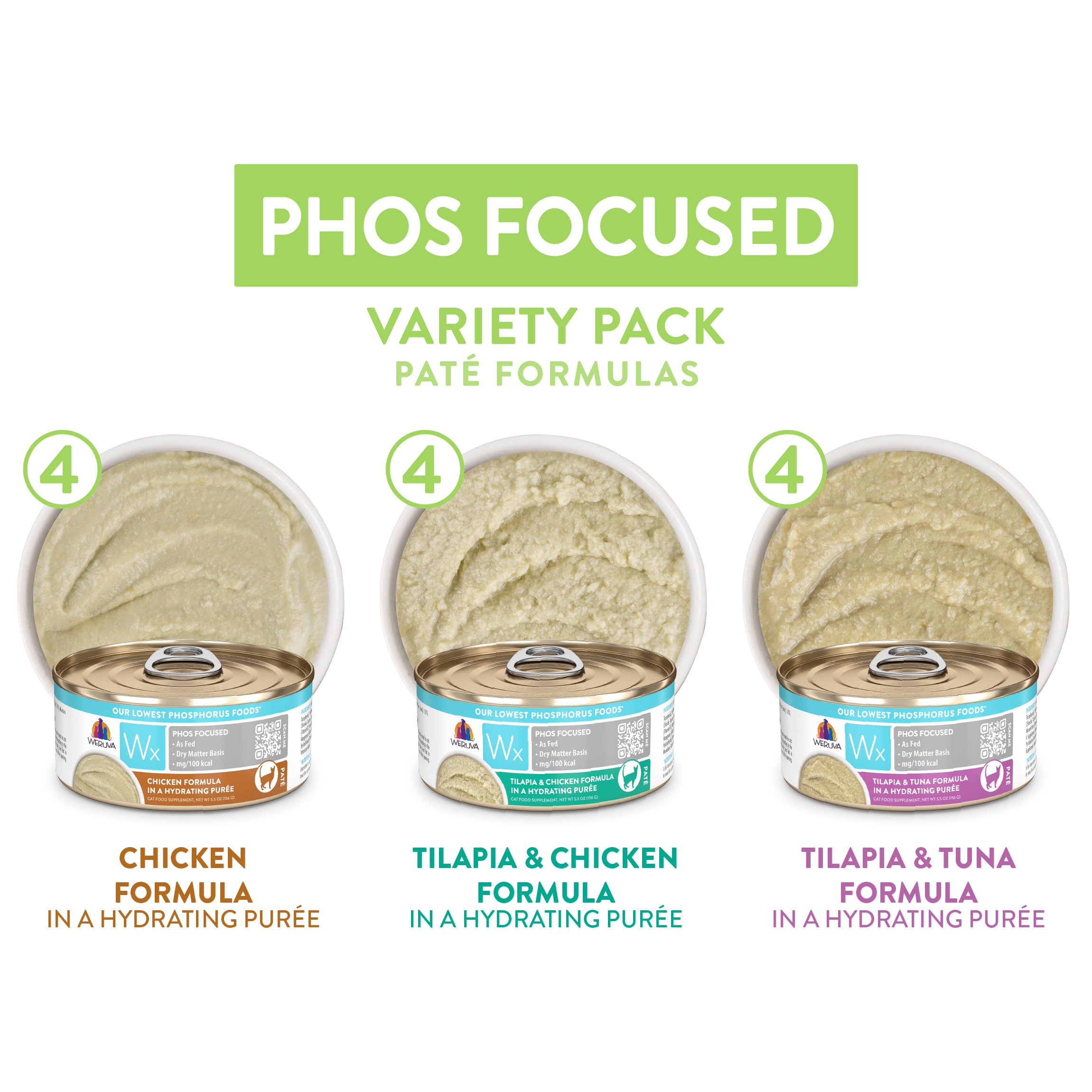 Close-up of smooth pate texture from Weruva Wx Phos Focused for palatable meals