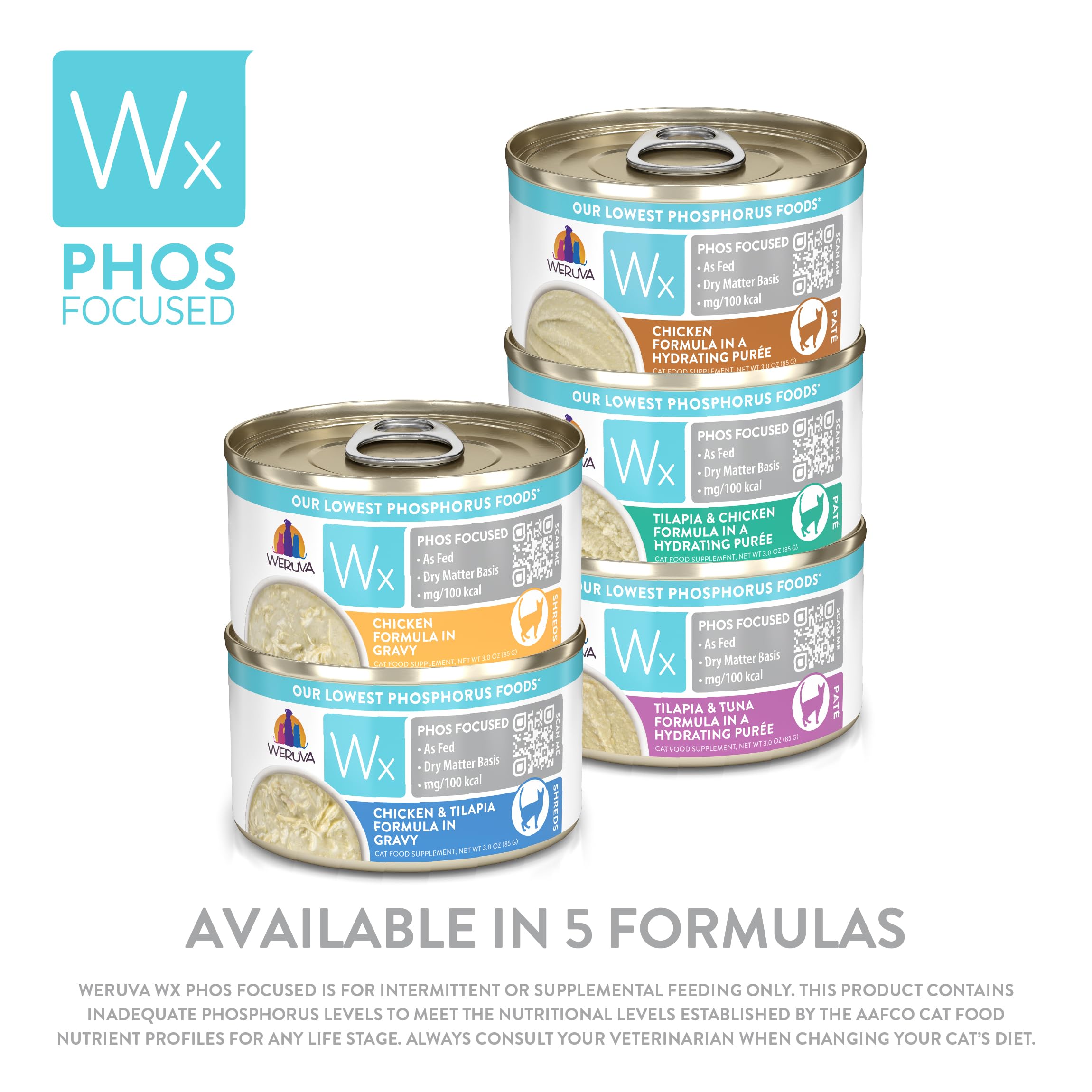 Cat enjoying Weruva Wx Phos Focused purée shows texture and flavor appeal