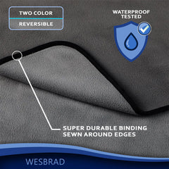 WESBRAD two-color reversible fleece blends with any decor.