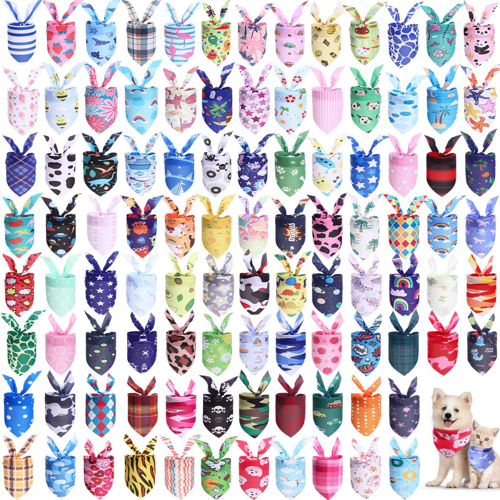 Wesiti dog bandanas collection of 100 patterns for varied dog looks.
