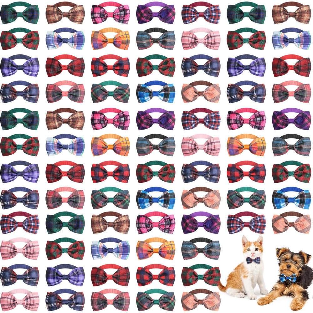 Wesiti dog bow tie with flower pattern, ideal for charming daily wear