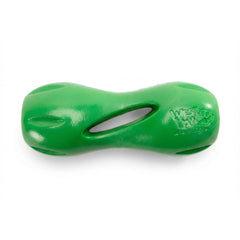 West Paw Qwizl dog puzzle toy engages minds with treat rewards.