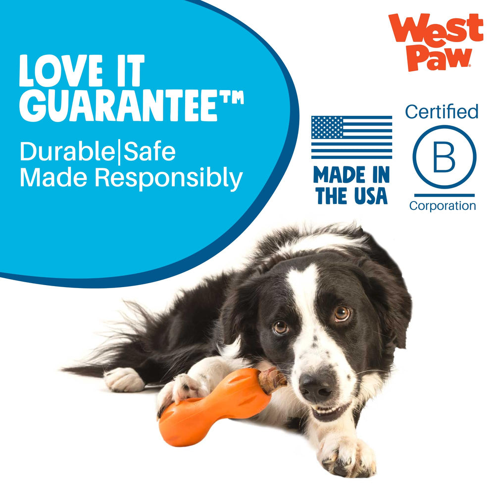 West Paw Qwizl eco-friendly design with Love It Guarantee.