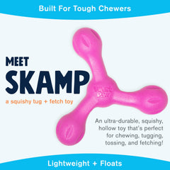 West Paw Zogoflex Air Skamp hollow core aids safe chewing and carrying