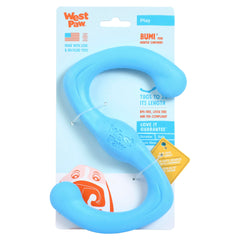 West Paw Zogoflex Bumi dog tug toy used during playtime for lively sessions.