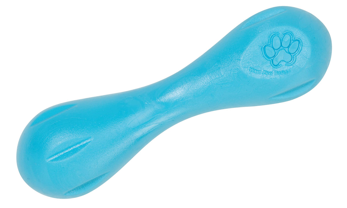 WEST PAW Zogoflex Hurley bone aqua close-up for durable chews