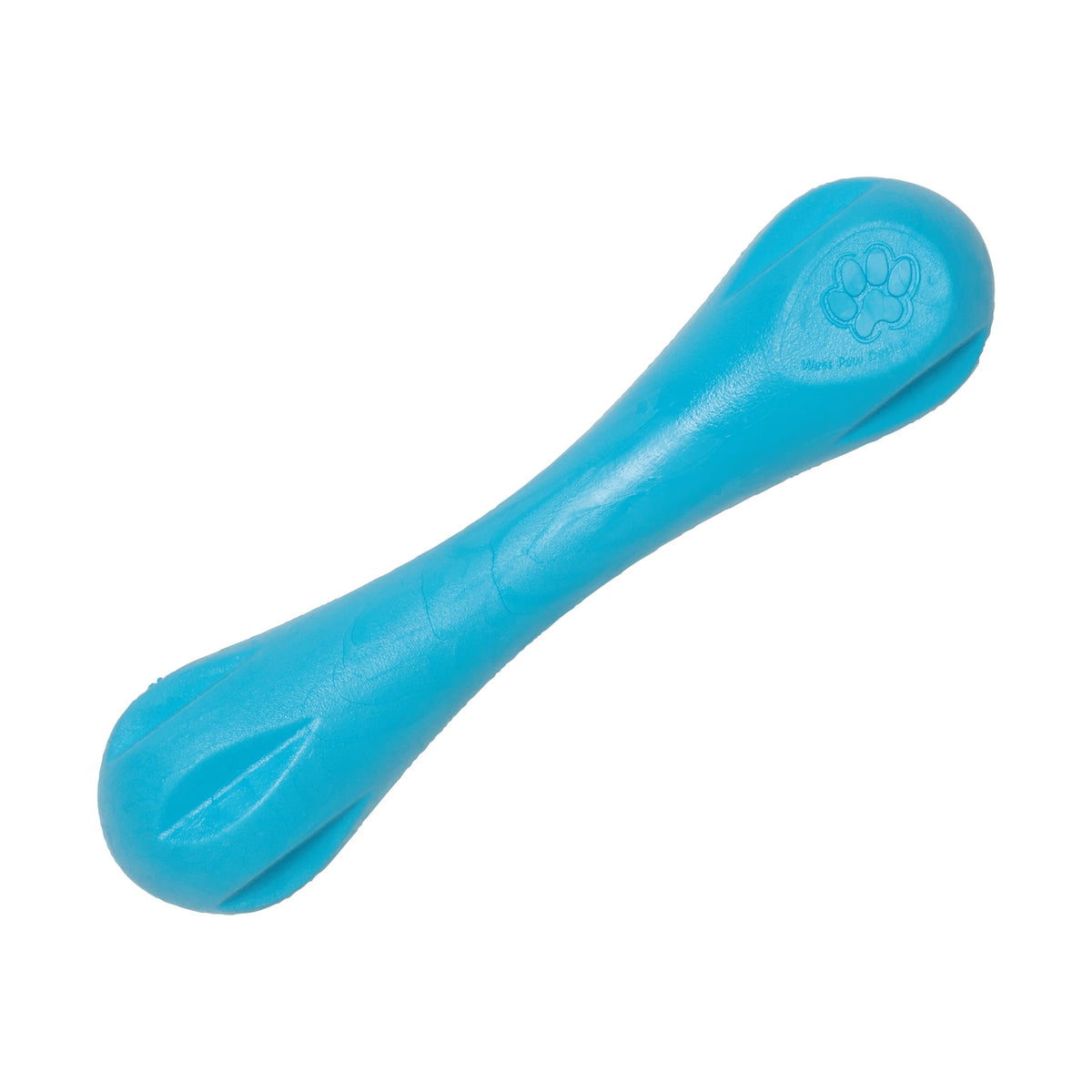 WEST PAW Zogoflex Hurley bone-chew-aqua provides durable chewing for power chewers.