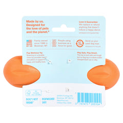 WEST PAW Zogoflex Hurley bright Tangerine color enhances visibility during outdoor play