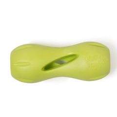 West Paw Zogoflex Qwizl Granny Smith treat-dispensing toy for dogs
