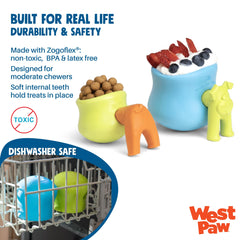WEST PAW Zogoflex Toppl freezable treats for durable play sessions