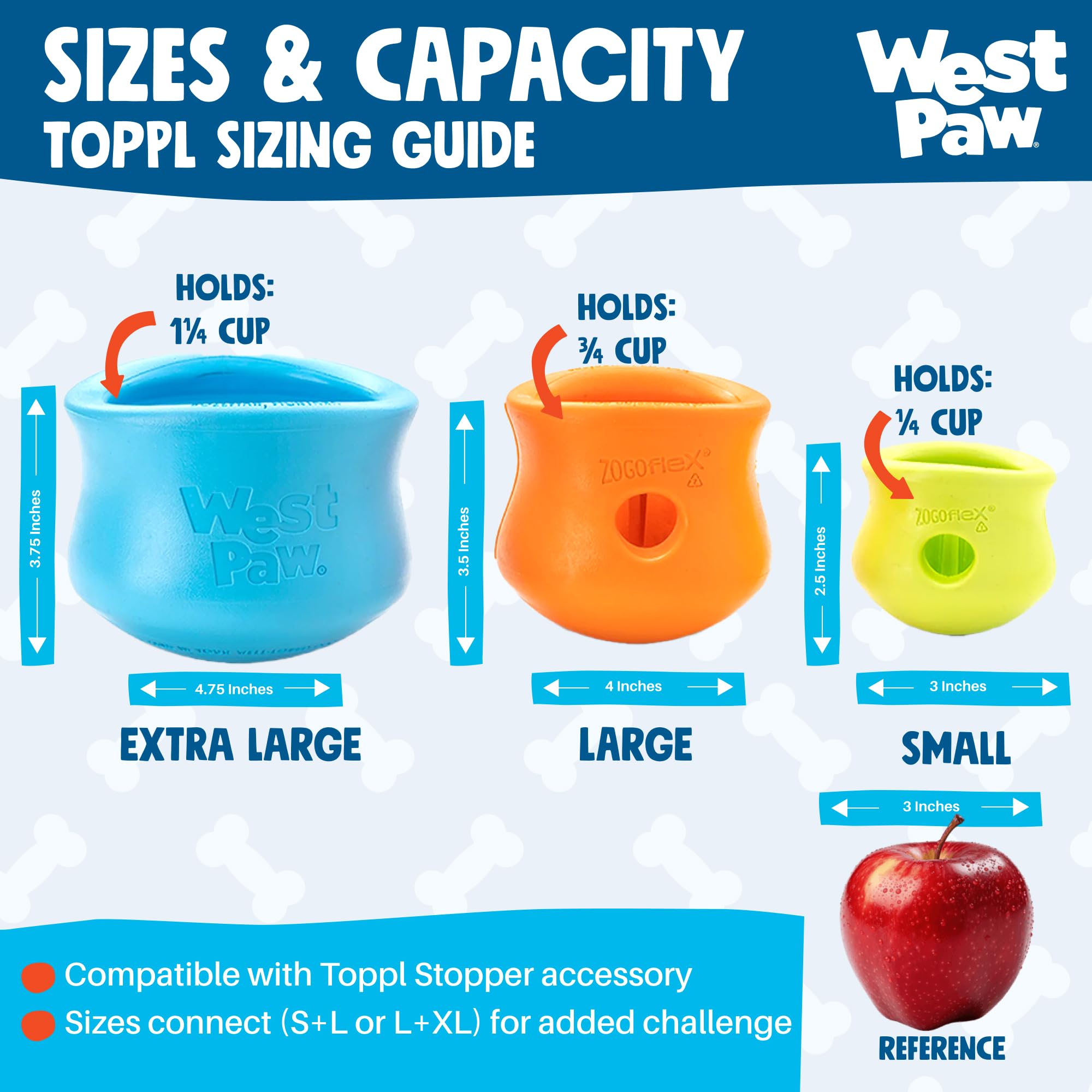 WEST PAW Zogoflex Toppl slow feeder encourages mindful eating