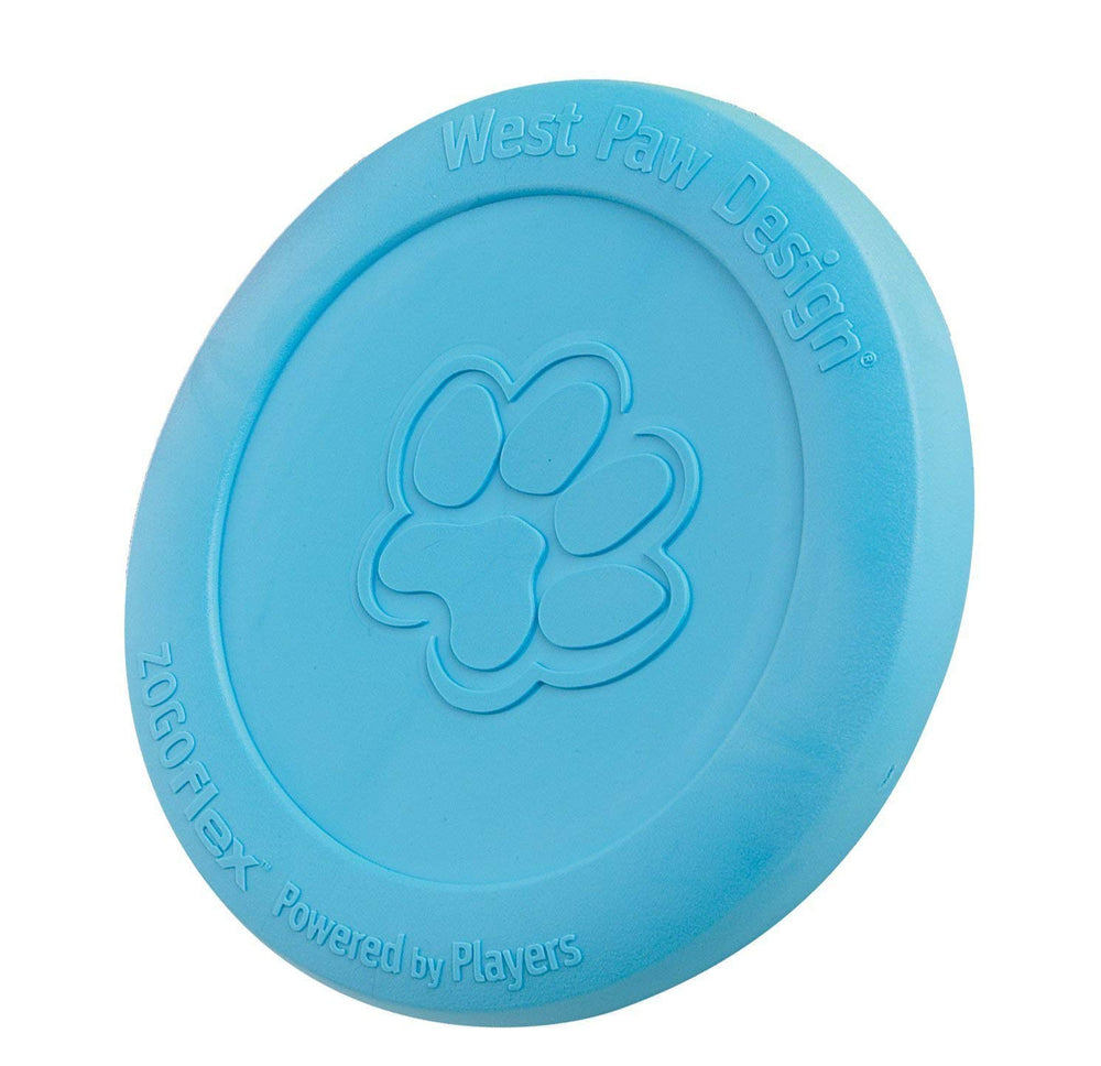 West Paw Zogoflex Zisc during fetch with a playful dog