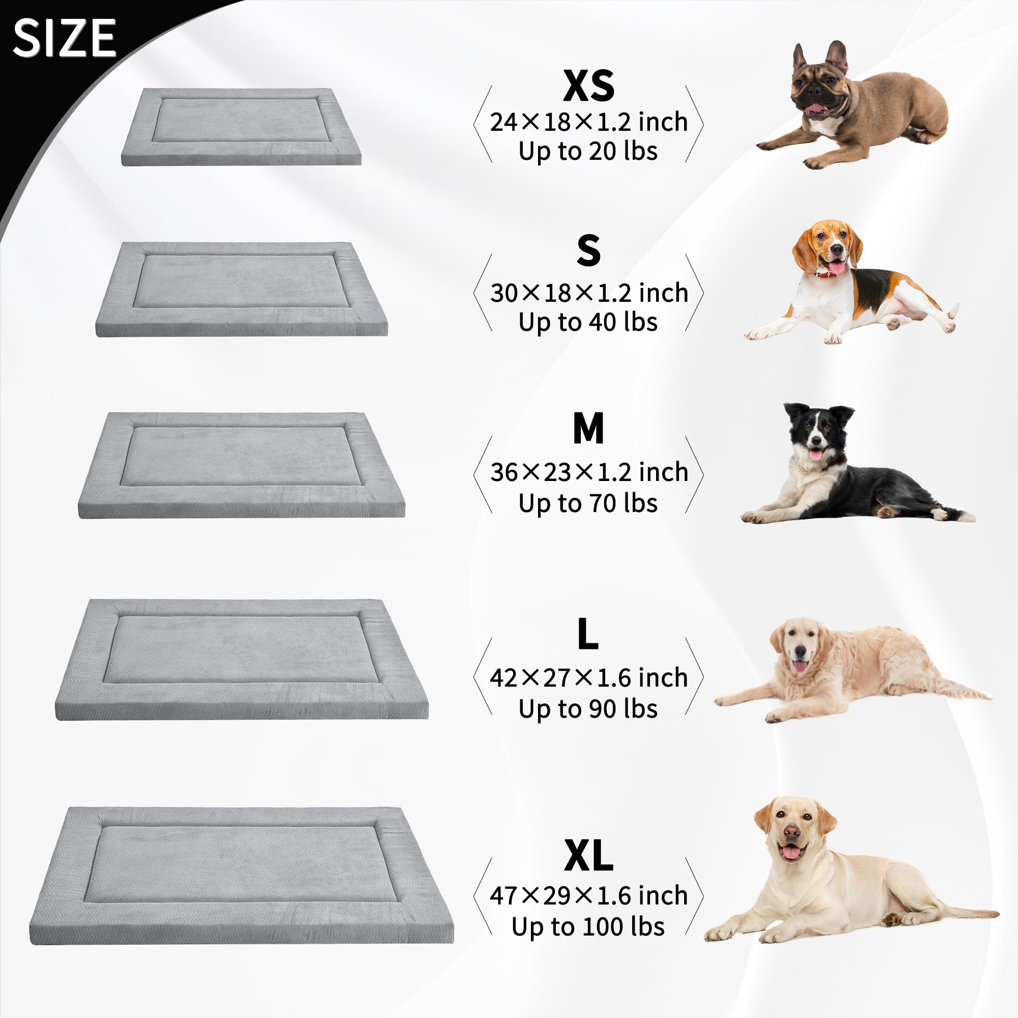 WESTERN HOME dog bed available in multiple sizes for crates and floors