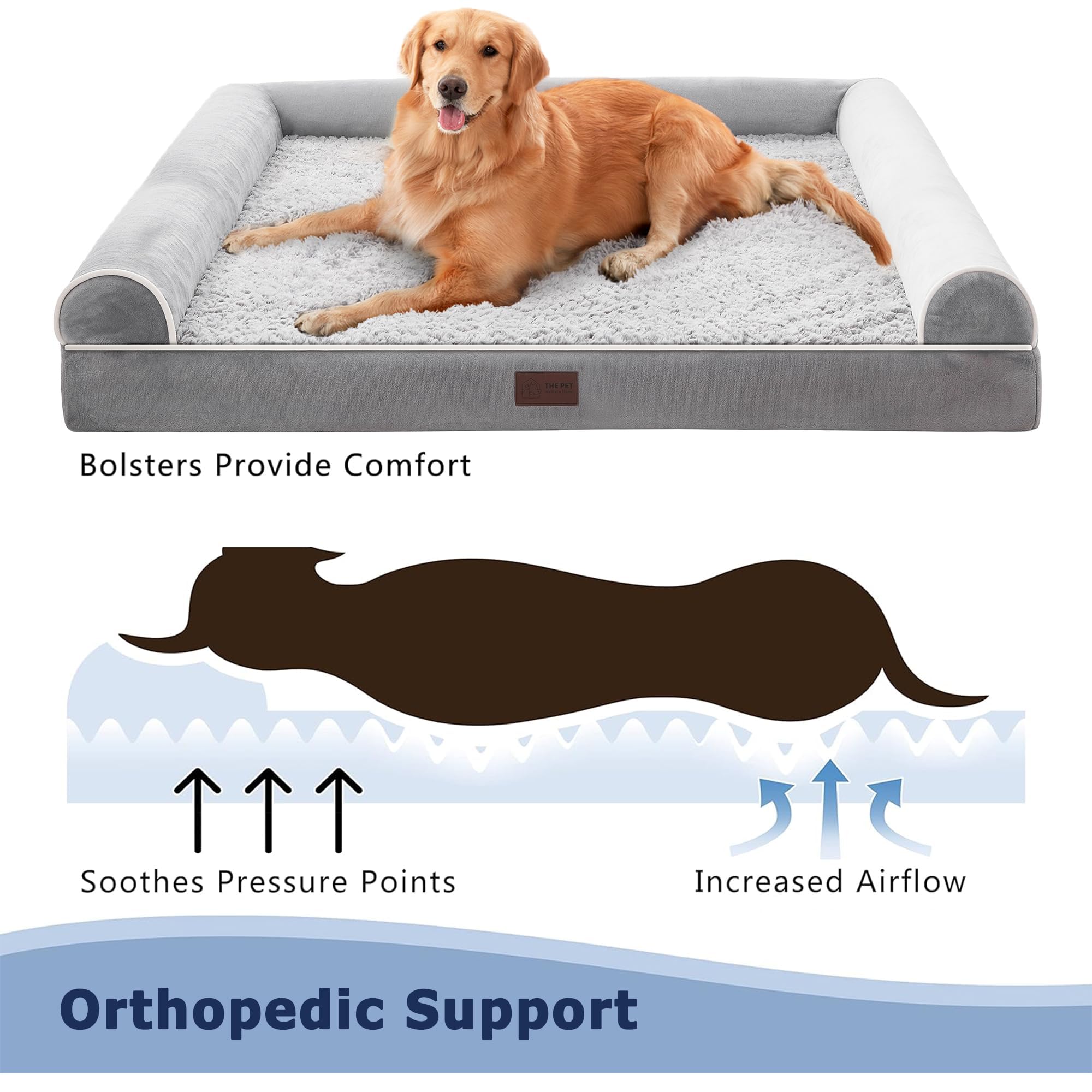 WESTERN HOME waterproof-layer protects foam from spills and accidents.