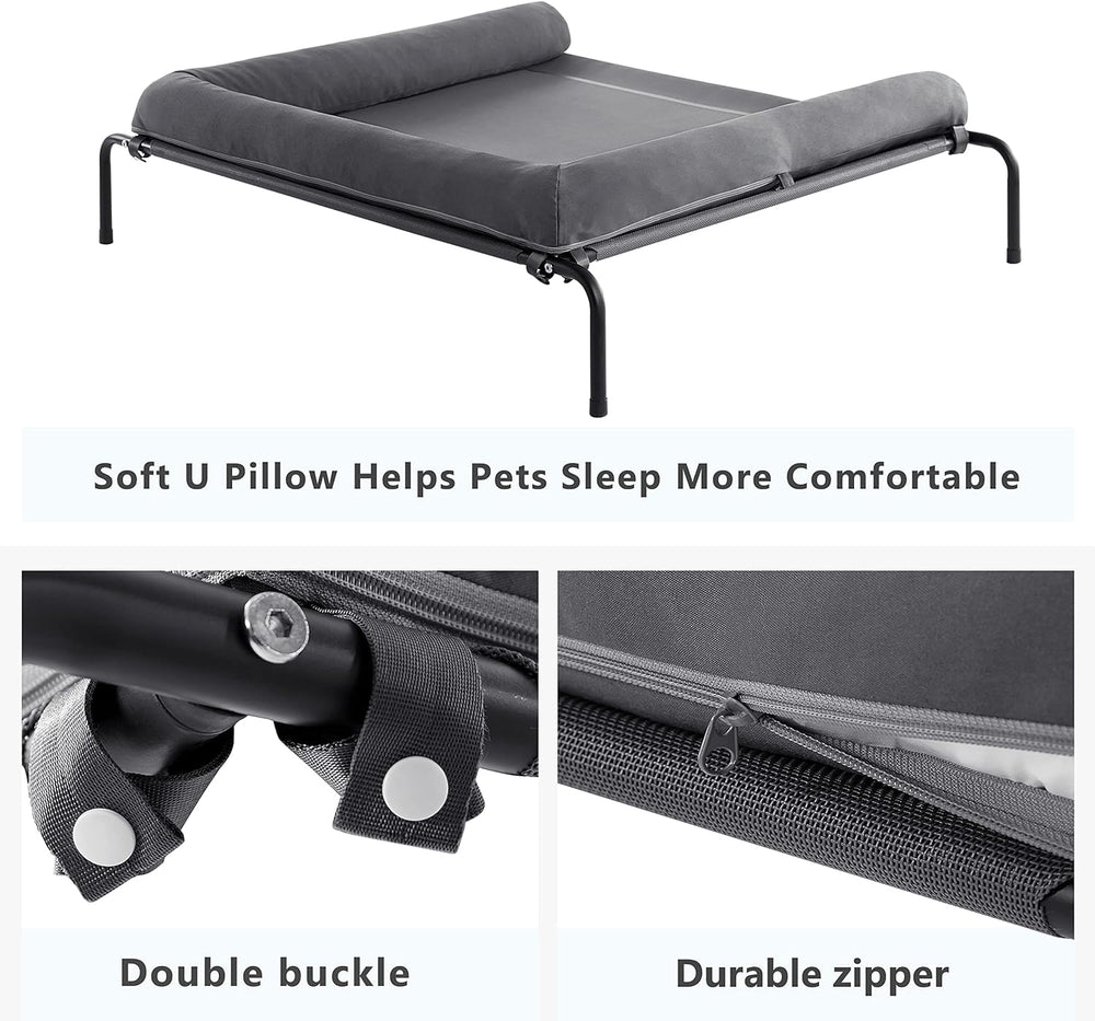 WESTERN HOME removable waterproof pillow close-up highlighting easy cleaning