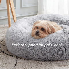 WESTERN HOME WH calming bed anti-slip bottom keeps pets steady during rest.