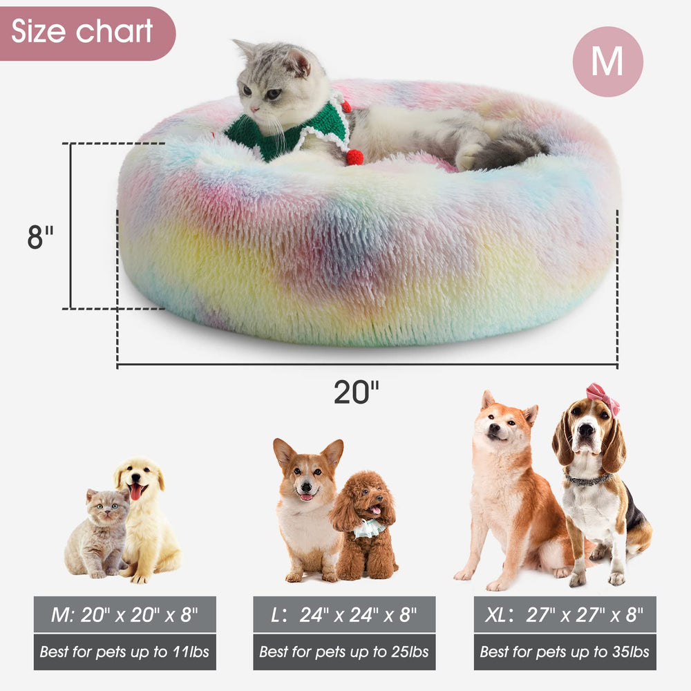 WESTERN HOME WH Calming Bed pet resting on plush cushion after nap