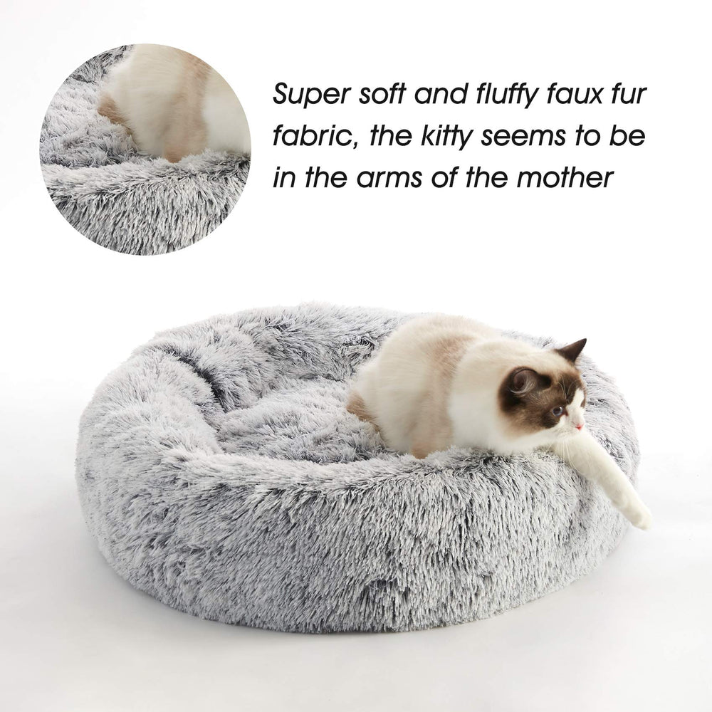 Western Home WH Calming Bed round shape supports soft, comforting sleep.