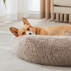 WESTERN HOME WH Calming dog bed inside soft pp cotton highlights comfort and support.