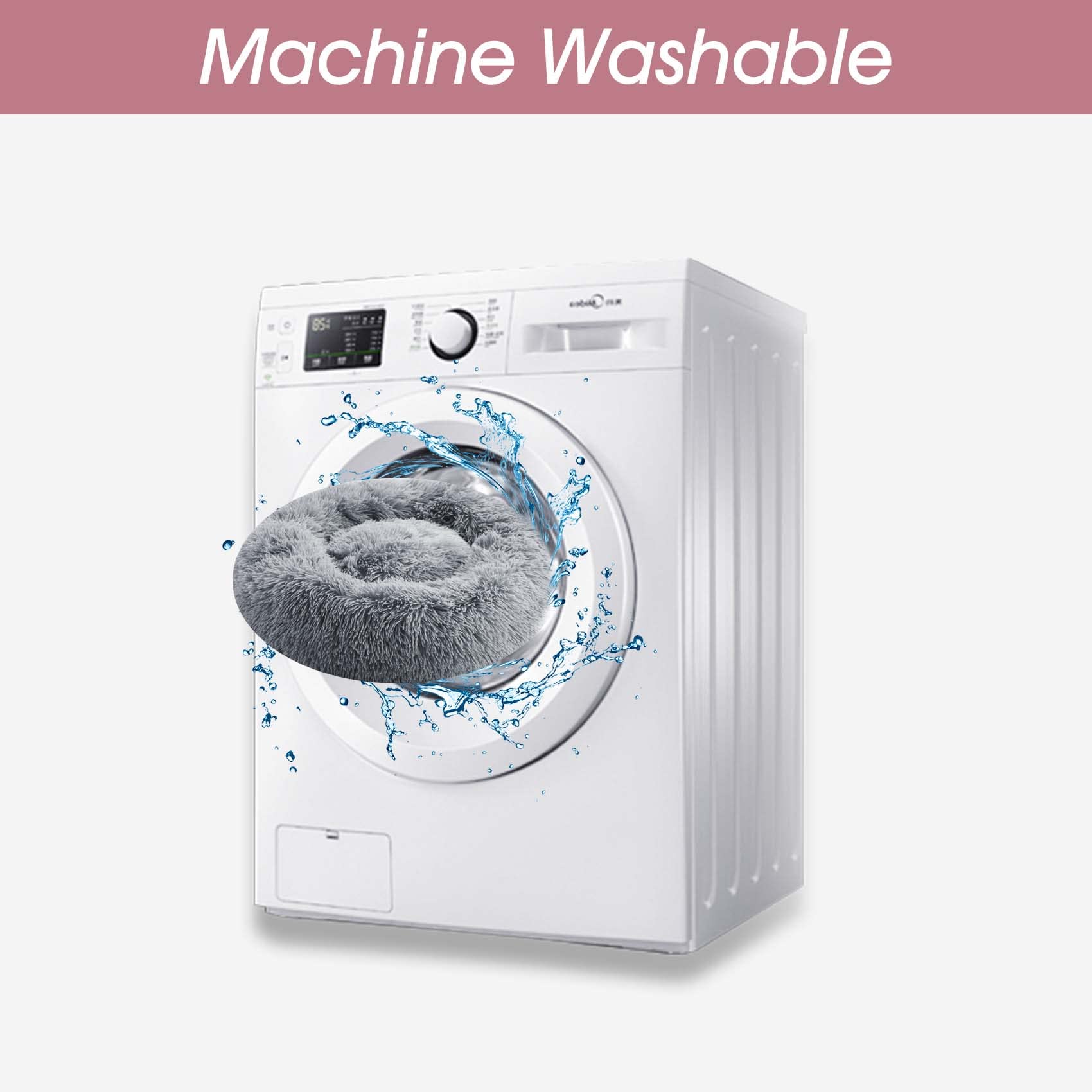 WESTERN HOME WH easy-care bed is machine washable for quick cleanup.