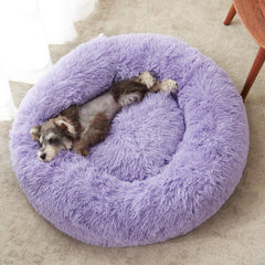 Western Home WH faux fur cover detail enhances pet comfort and warmth.