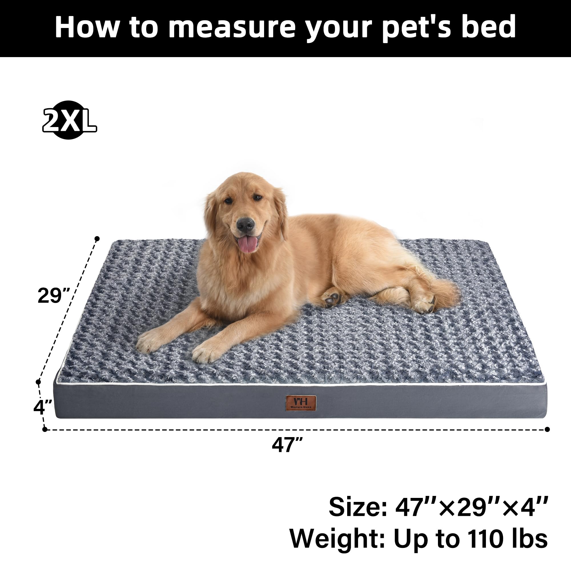 WESTERN HOME WH ideal for large dogs in cars and home use.