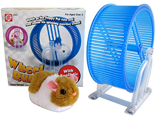 Westminster Happy Hamster Wheel Runner battery-operated toy delivering realistic motion for imaginative play.