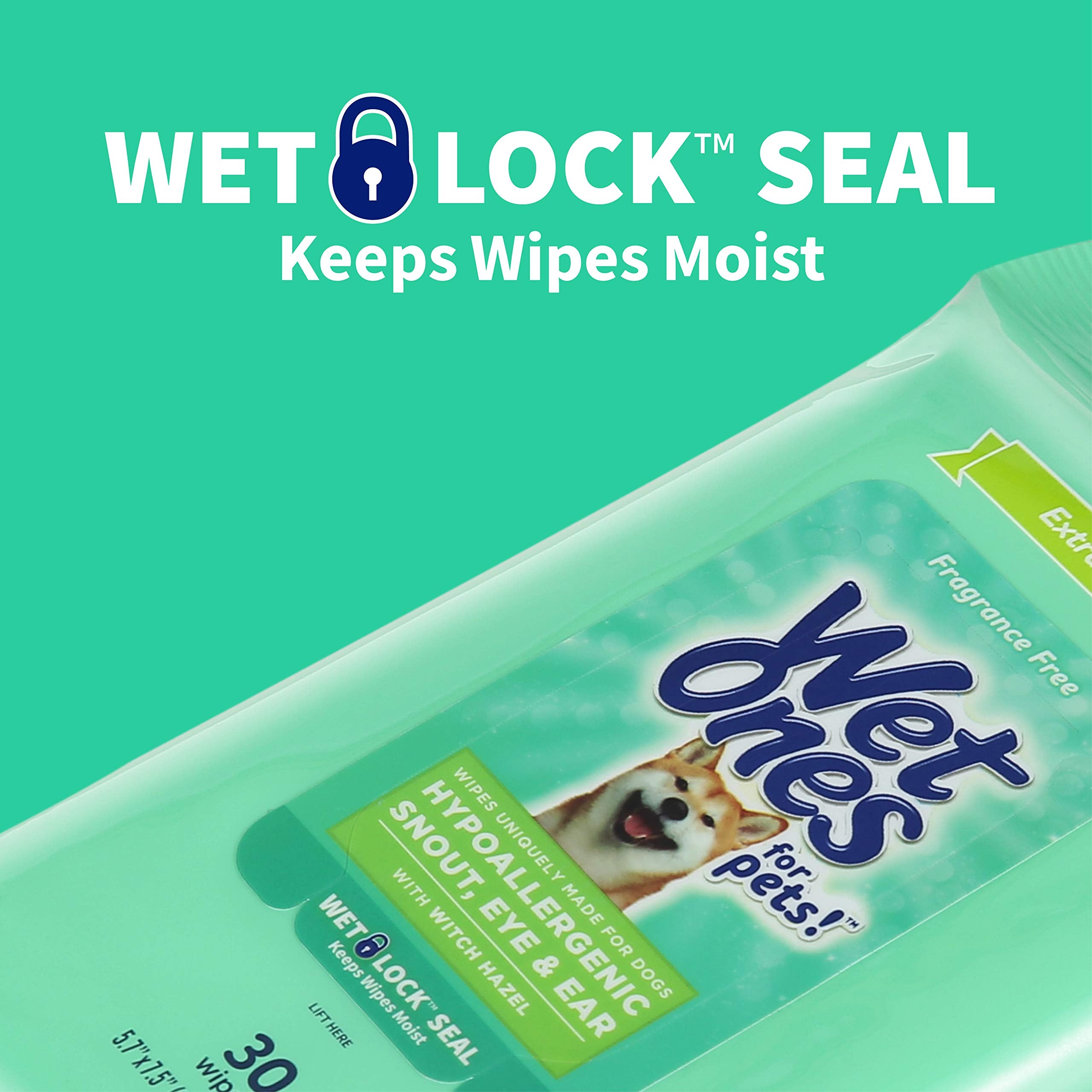 Wet Lock Seal pouch - keeps wipes moist between uses.