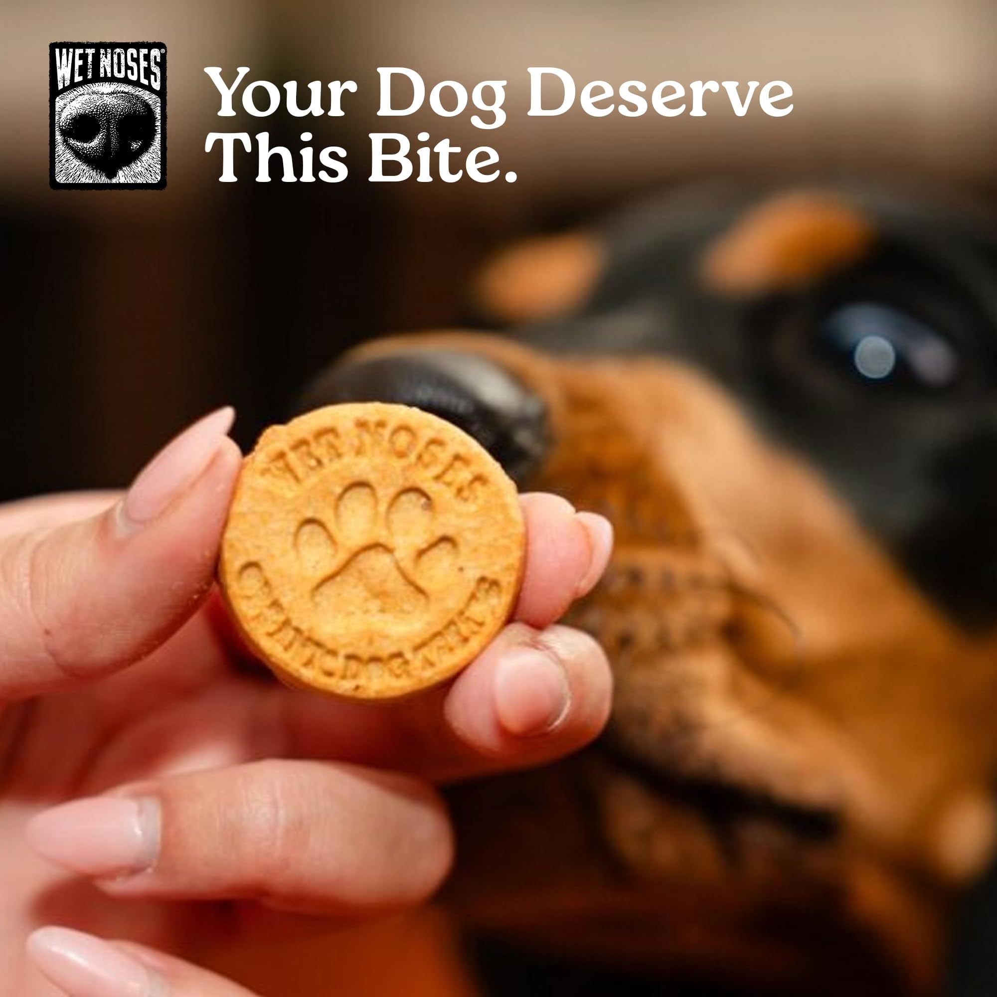 Wet Noses all dog sizes and breeds; versatile training snack.