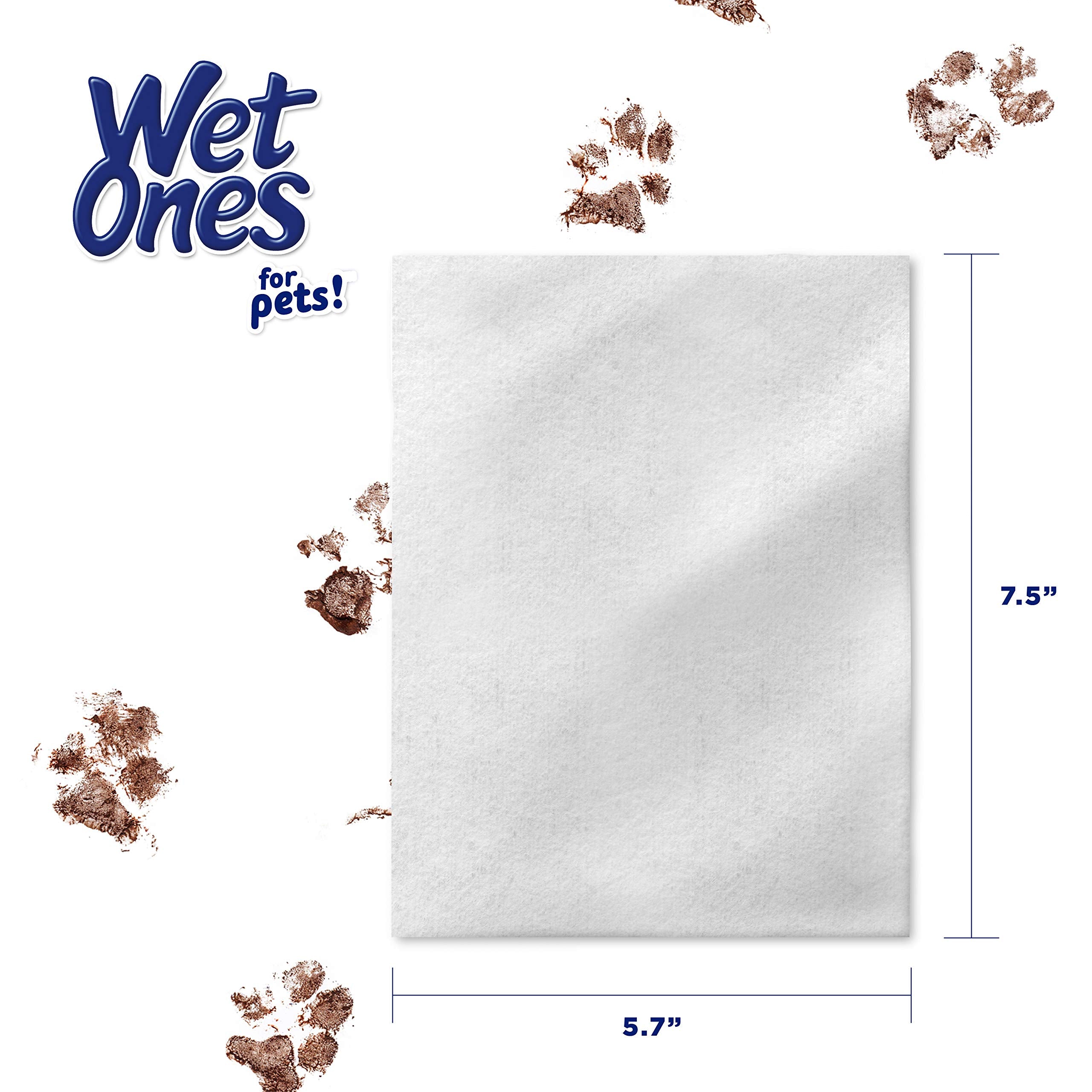 Aloe vera-enriched Wet Ones for Pets wipes for skin-friendly grooming