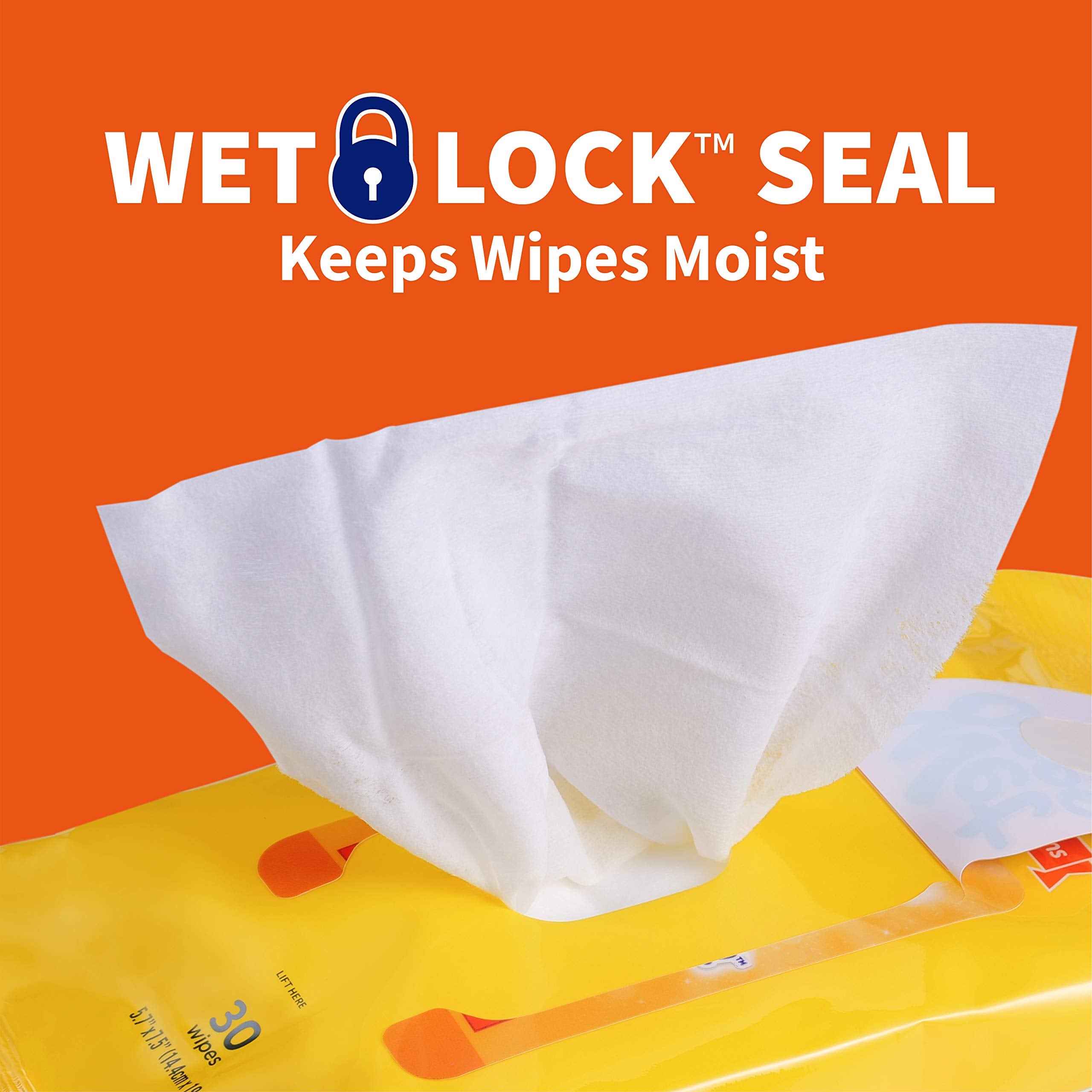 Wet Ones for Pets chamomile-soothing wipe close-up illustrating a gentle clean