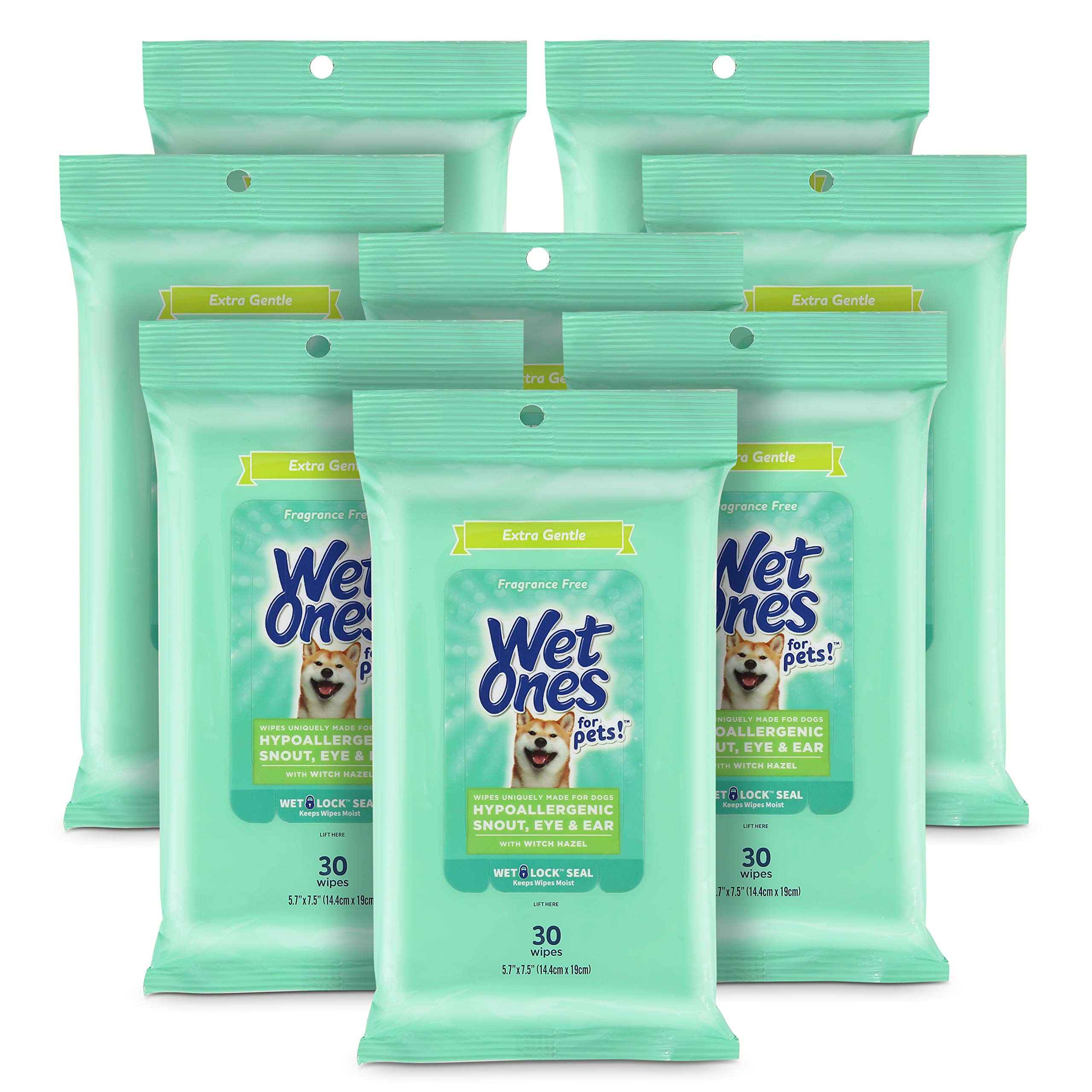 Wet Ones for Pets Extra Gentle Wipes for Snout - soothing clean for sensitive skin.