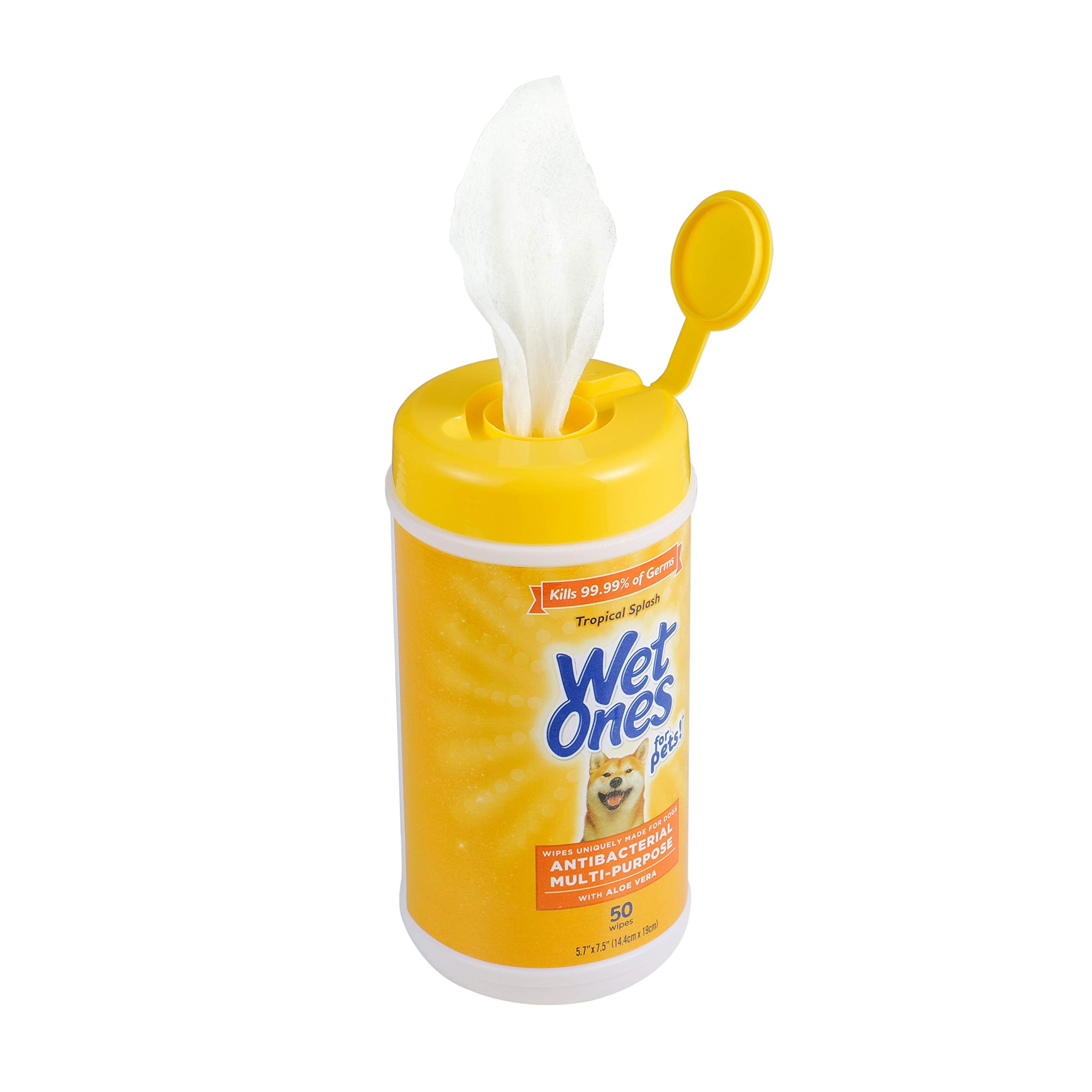 Wet Ones for Pets suitable for puppies and adult dogs in multi-pet households.