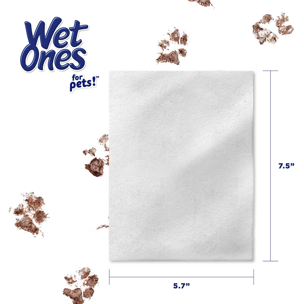 Fragrance-free label on Wet Ones Pets Wipes.