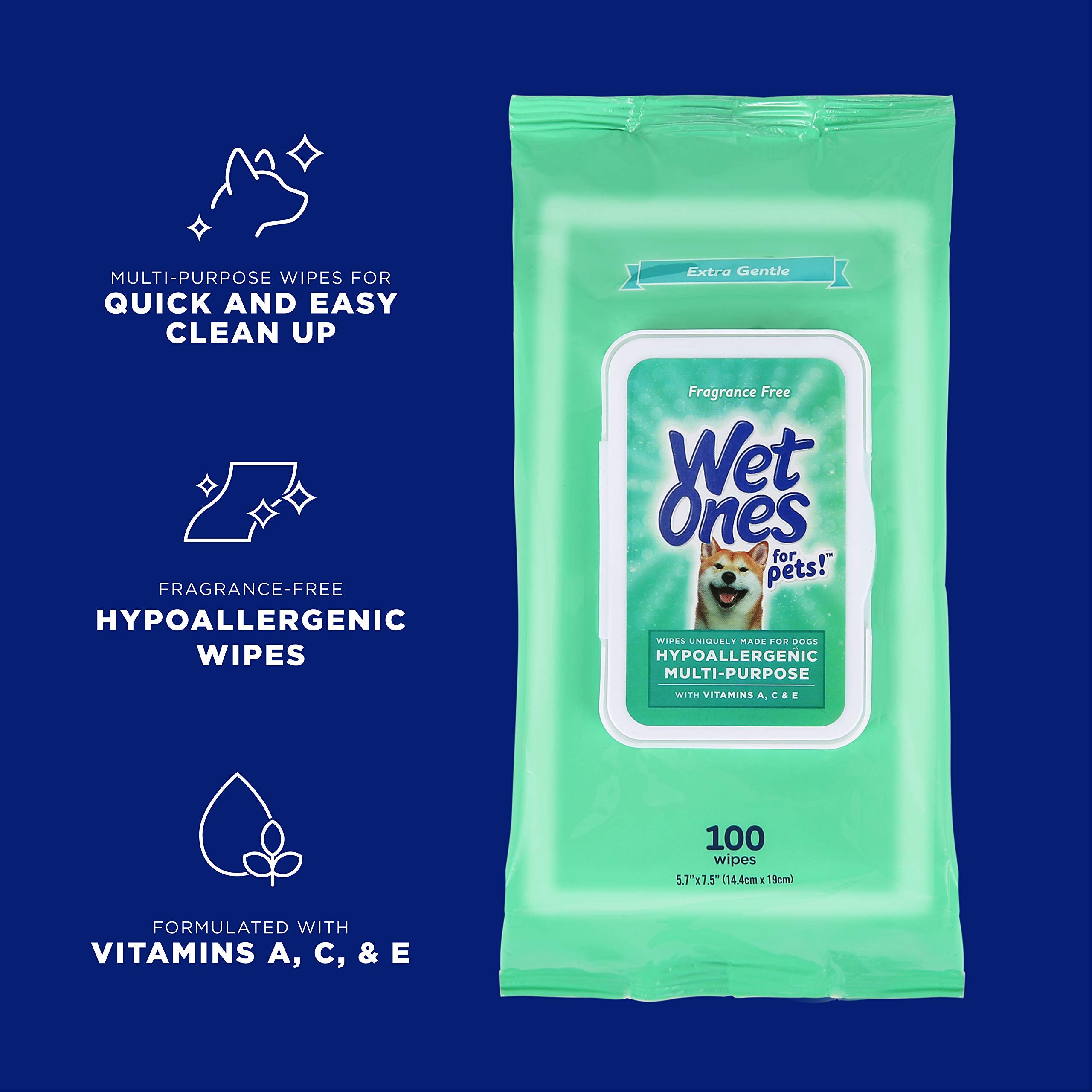 Wet Lock Seal keeping Wet Ones Pets Wipes fresh for every use.