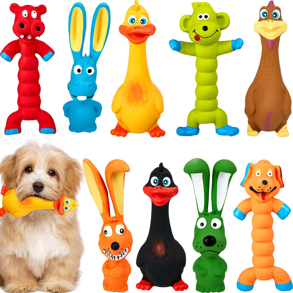 Wettarn duck squeaky toy for interactive fetch and mental engagement