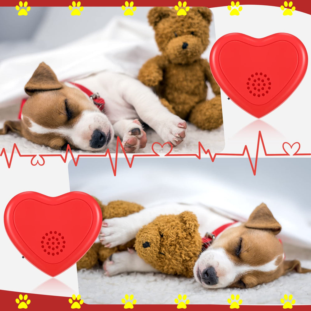 Wettarn heartbeat simulator used with dogs and cats for anxiety relief
