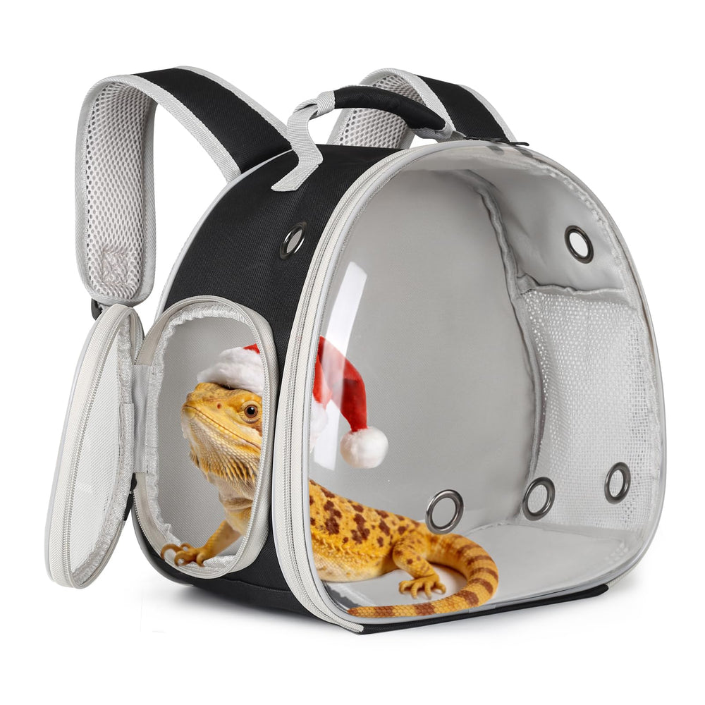 WEVONIGU guinea pig backpack with bubble window for sunny outdoor adventures