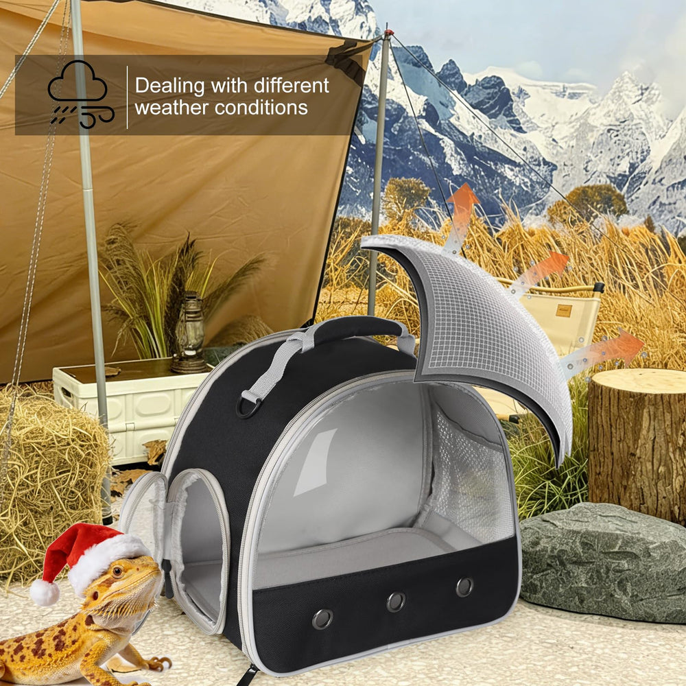 WEVONIGU guinea pig carrier interior space supports two pets comfortably.