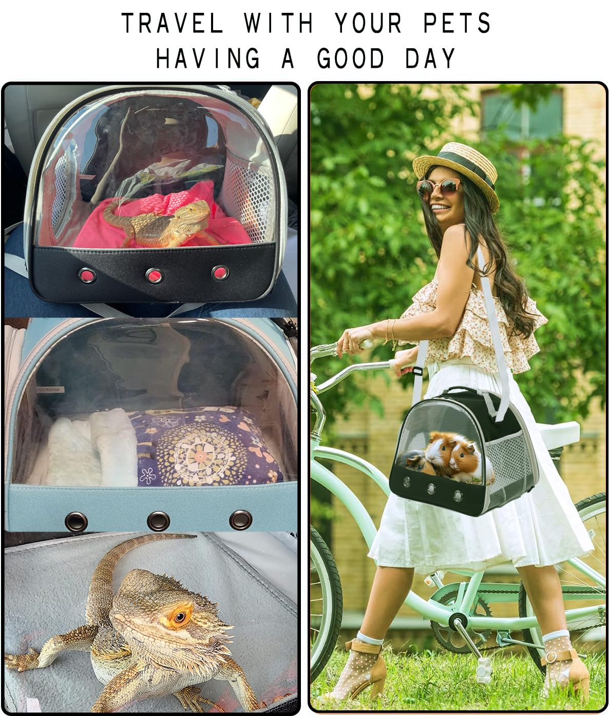 WEVONIGU adjustable shoulder strap with clip for hands-free transport.